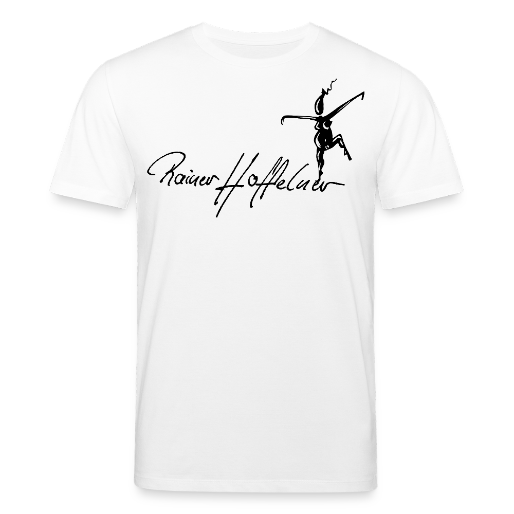 Unisex Bio-T-Shirt mit TUSCHEWEIBCHEN PRINT - Weiß