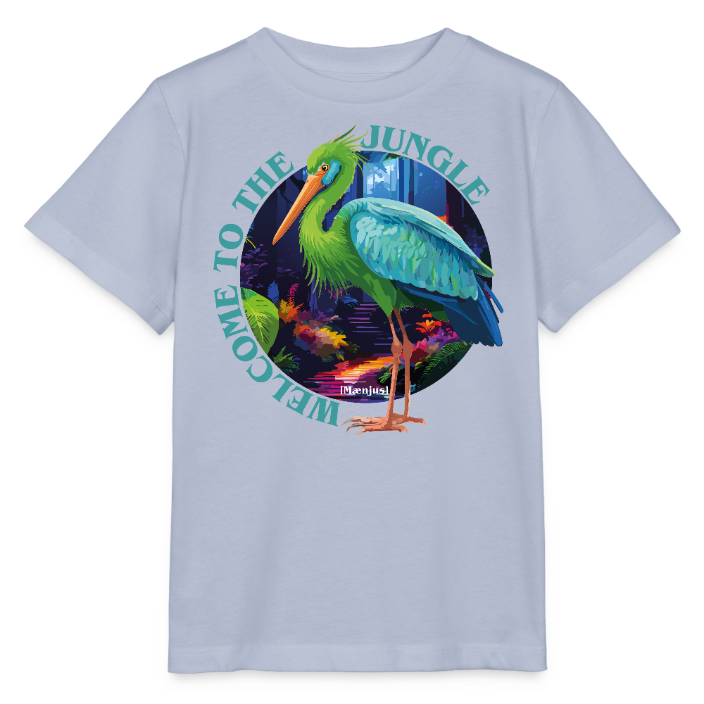 MNJS KIDS T-Shirt mit WELCOME TO THE JUNGLE PRINT - Lavendel-Violett
