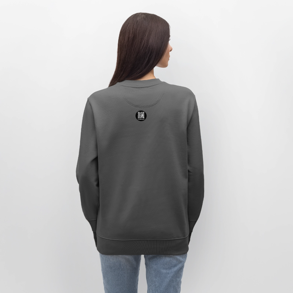Unisex Bio-Sweatshirt mit MNJS CREW no limits PRINT - Anthrazit