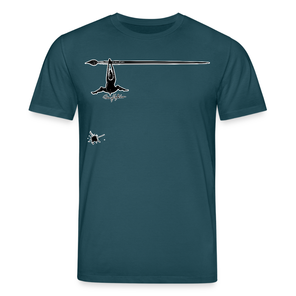 Unisex Bio-T-Shirt mit MÄNNLE PRINT - Dunkles Petrol