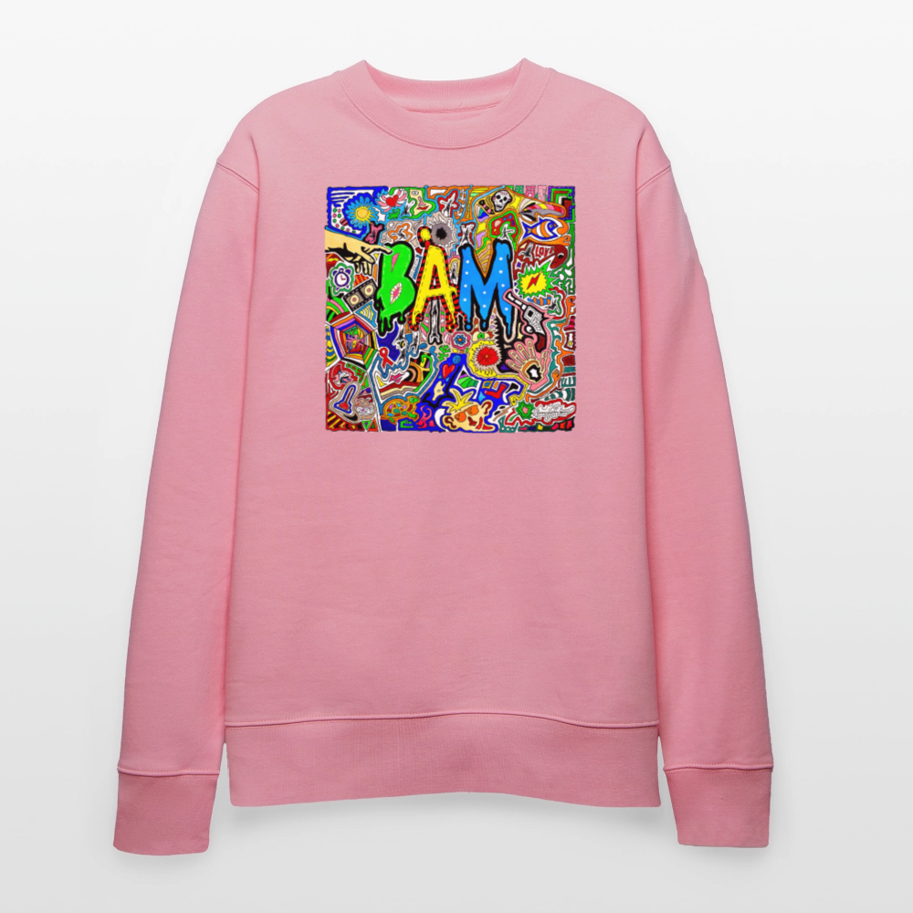 Unisex Bio-Sweatshirt mit BÄM PRINT - Lila Traum