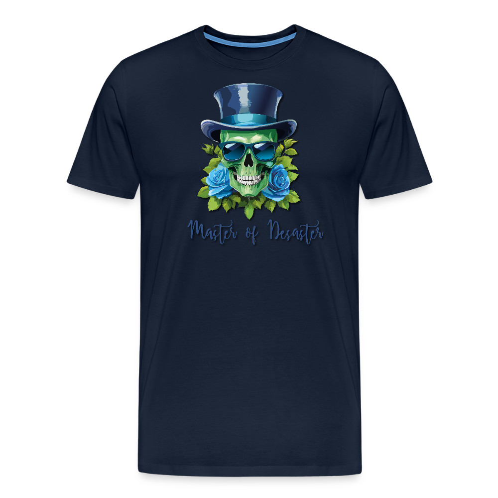 Männer Premium T-Shirt mit MASTER OF DESASTER PRINT - Navy
