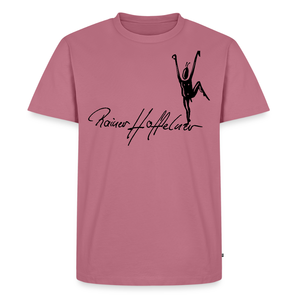 Männer Premium T-Shirt mit TUSCHEMÄNNCHEN PRINT - Mauve