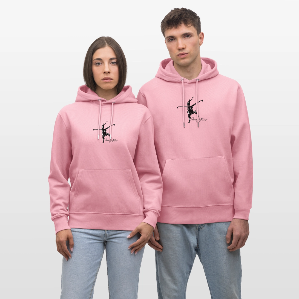 Unisex Bio-Hoodie mit TUSCHEWEIBCHEN PRINT - Lila Traum