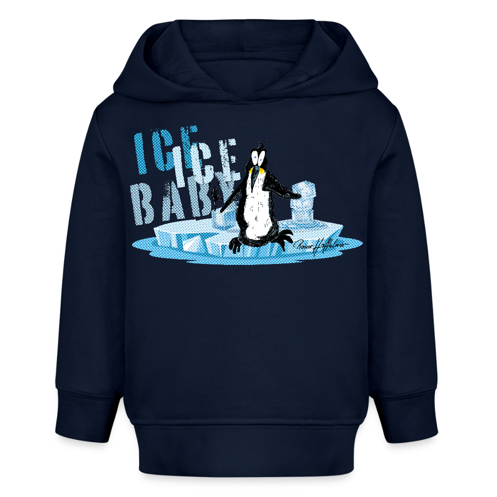 MNJS KIDS Bio Hoodie mit ICE ICE BABY PRINT - Navy