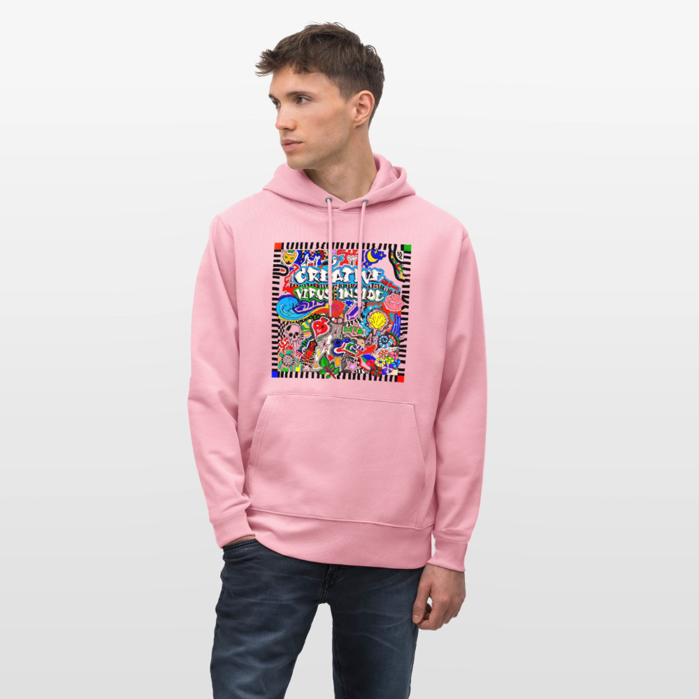 Unisex Bio-Hoodie mit CREATIVE VIRUS INSIDE PRINT - Lila Traum