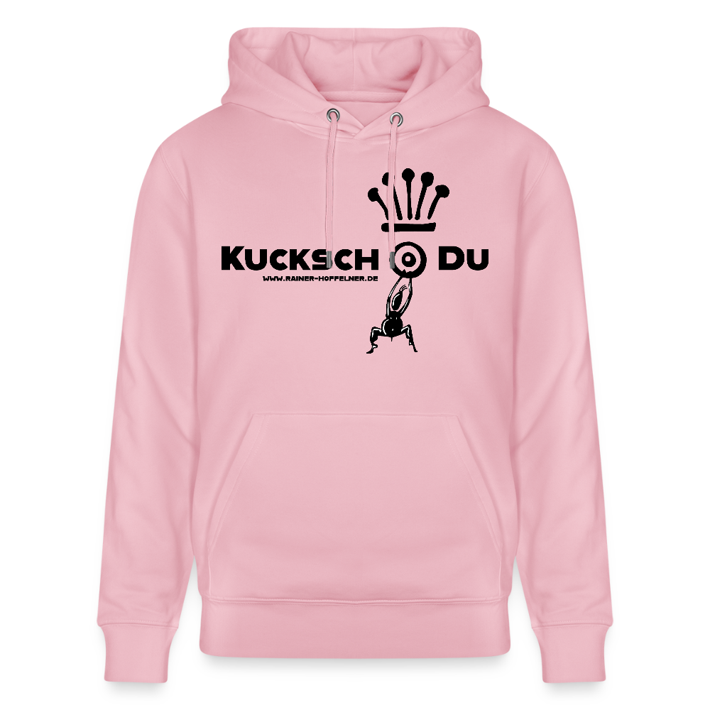 Unisex Hoodie mit KUCKSCH DU PRINT - Hellrosa