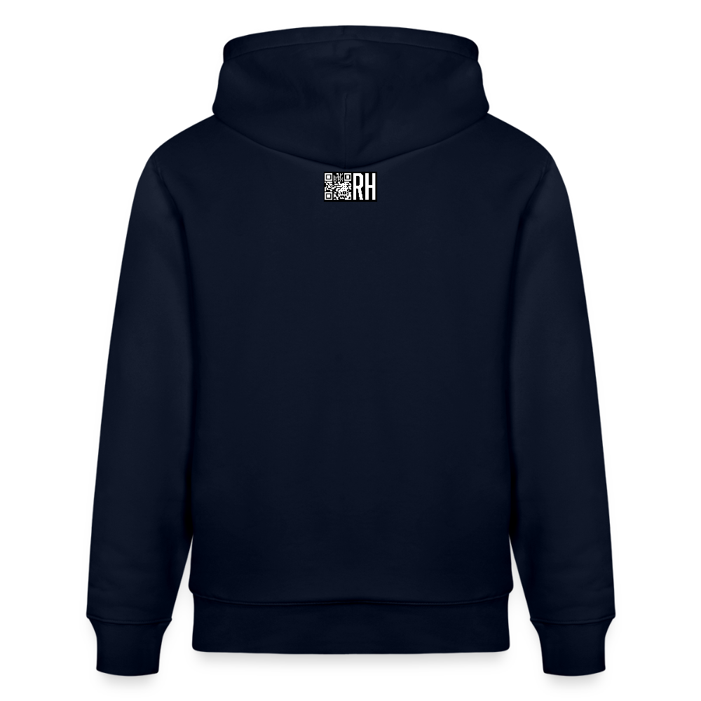 Unisex Bio-Hoodie mit STREET ART PRINT - Navy