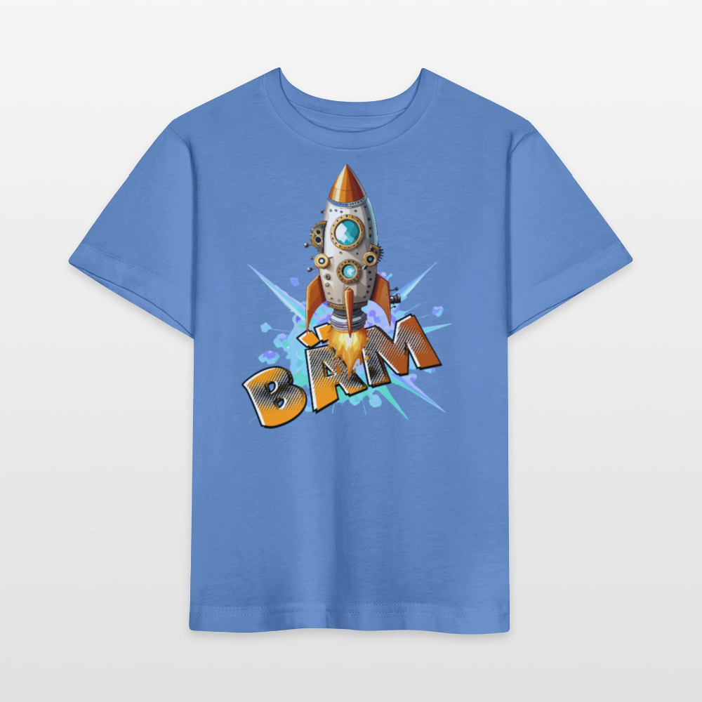 MNJS KIDS Bio T-Shirt mit BÄM PRINT - Blau