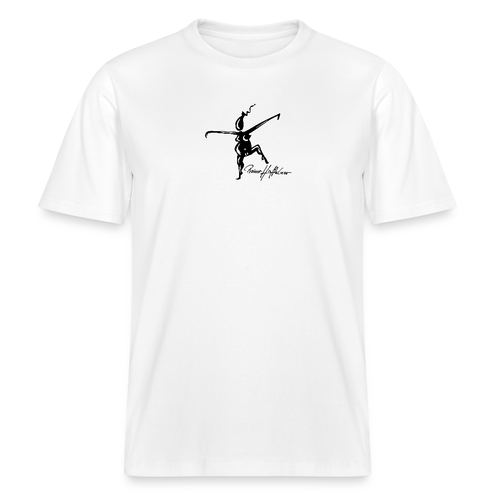 Unisex Bio-T-Shirt mit TUSCHEWEIBCHEN PRINT - Weiß