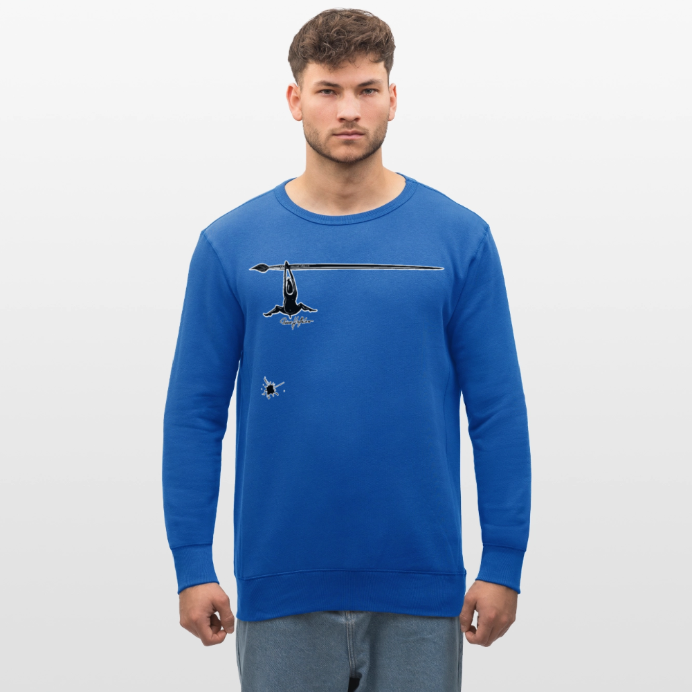 Unisex Bio-Sweatshirt mit MÄNNLE PRINT - Königsblau