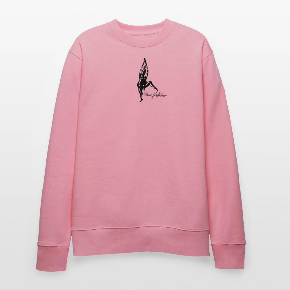 Unisex Bio-Sweatshirt mit TUSCHEMÄNNCHEN PRINT - Lila Traum