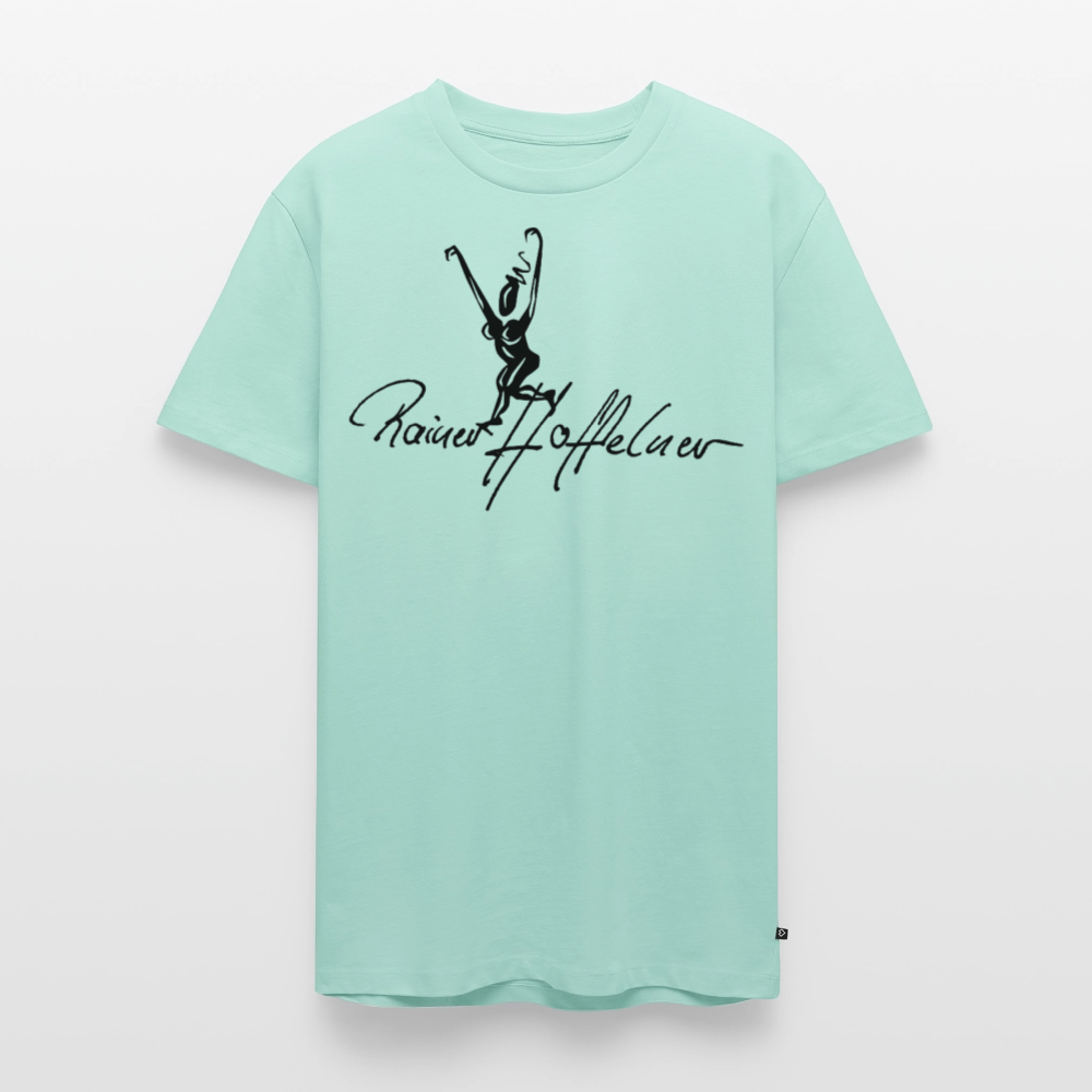 Männer Premium T-Shirt mit TUSCHEWEIBCHEN PRINT - Mint