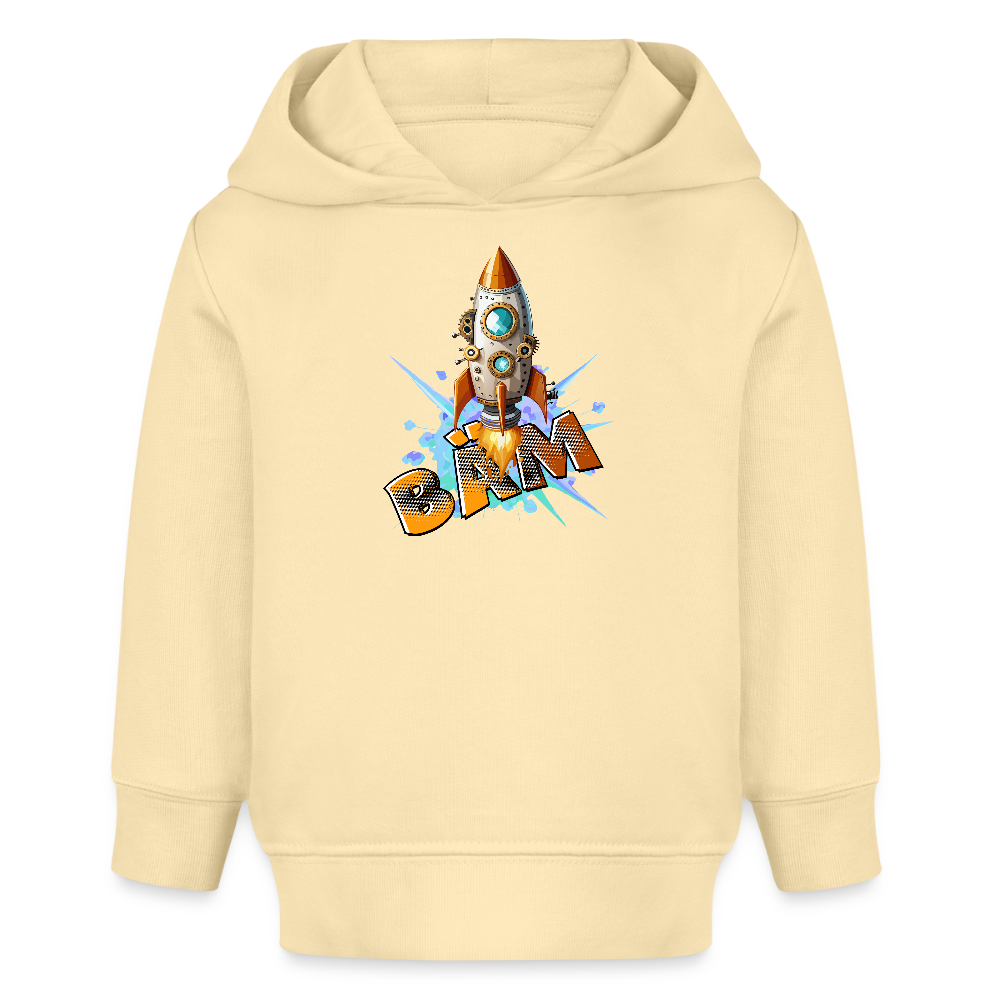 MNJS KIDS Bio Hoodie mit BÄM PRINT - Creme