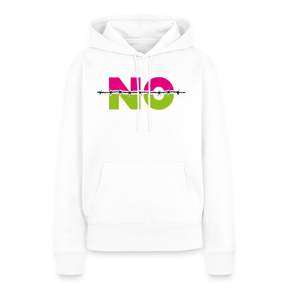 Frauen Premium Hoodie mit NO PRINT - Weiß