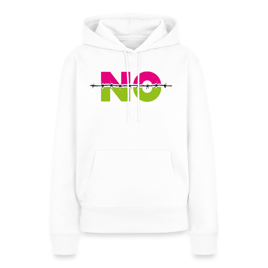 Frauen Premium Hoodie mit NO PRINT - Weiß