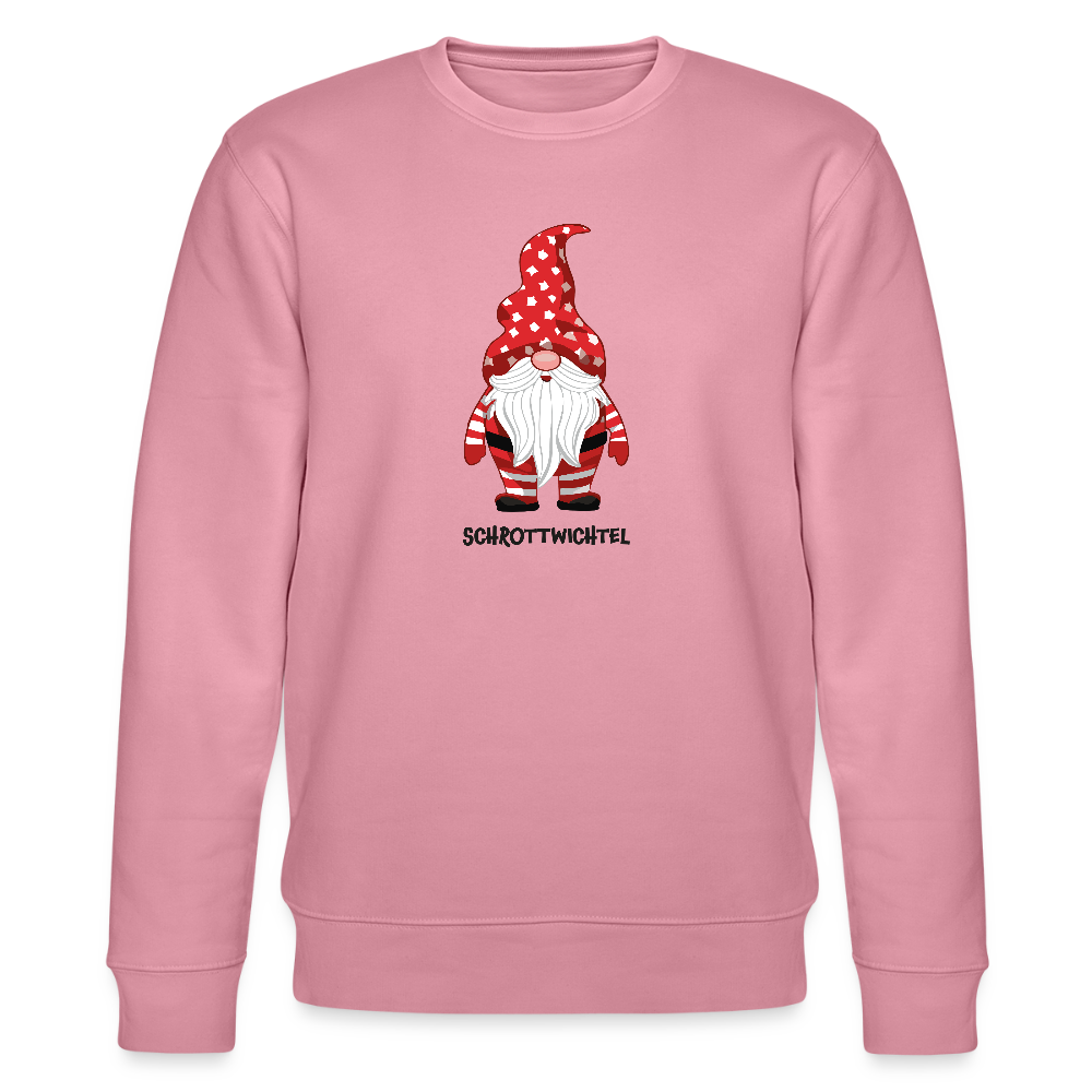 Unisex Bio-Sweatshirt mit SCHROTTWICHTEL PRINT - Lila Traum