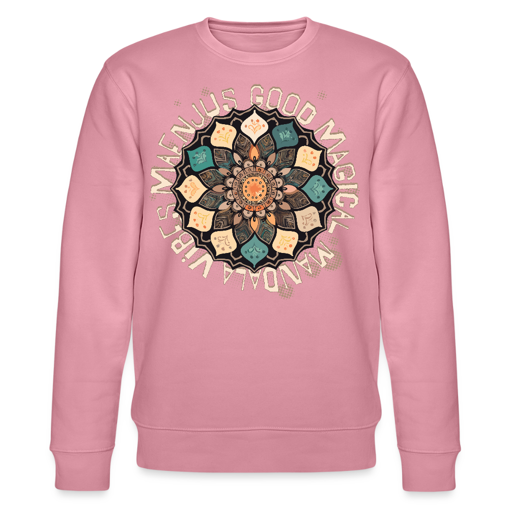 Unisex Bio-Sweatshirt mit MANDALA VIBES PRINT - Lila Traum