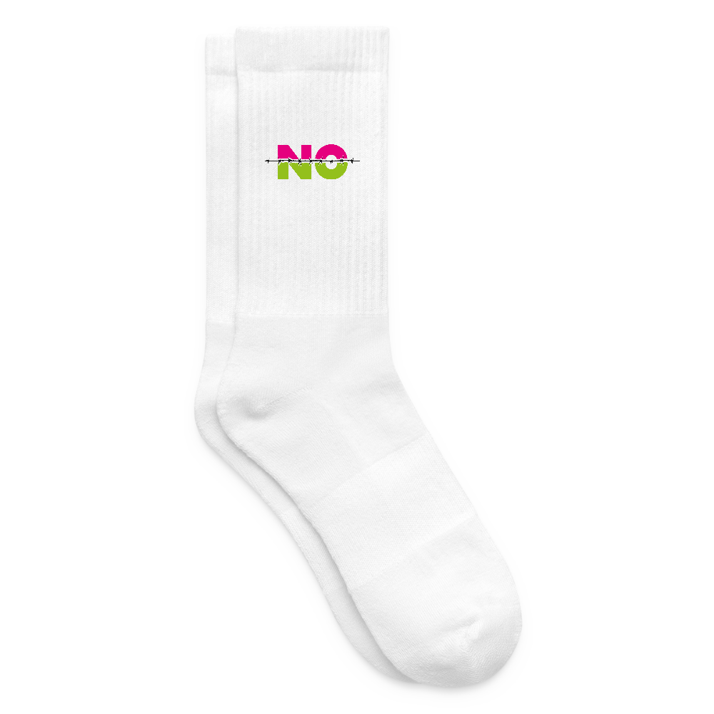 Tennissocken mit NO Print - Weiß