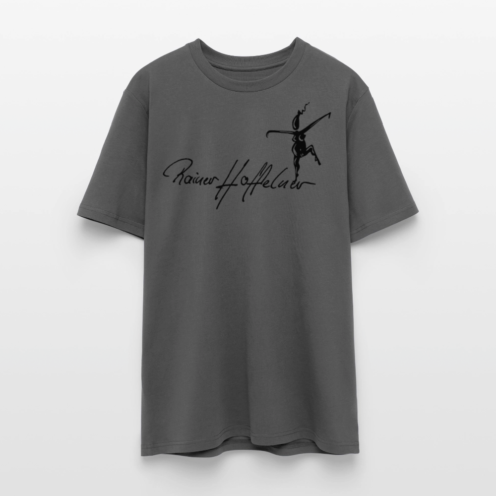 Unisex Bio-T-Shirt mit TUSCHEWEIBCHEN PRINT - Anthrazit