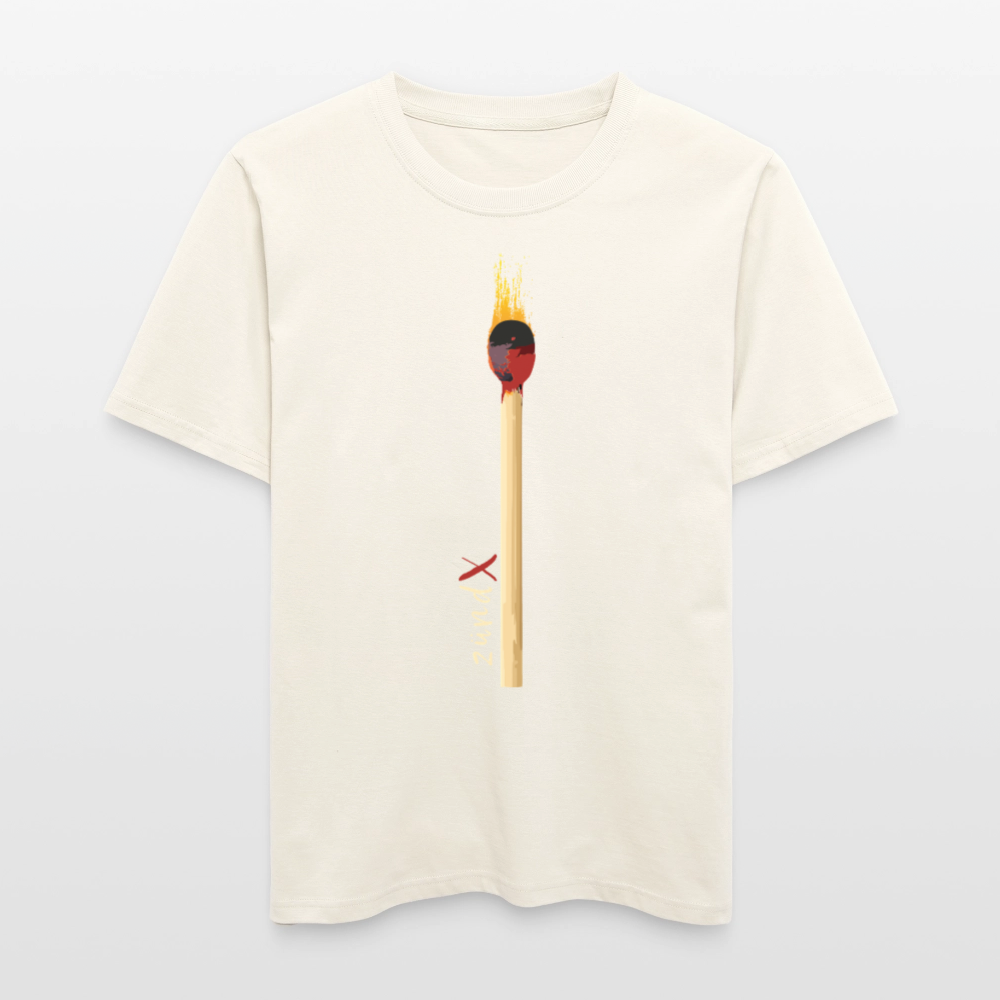 Unisex Bio-T-Shirt mit zündX PRINT - Naturweiß