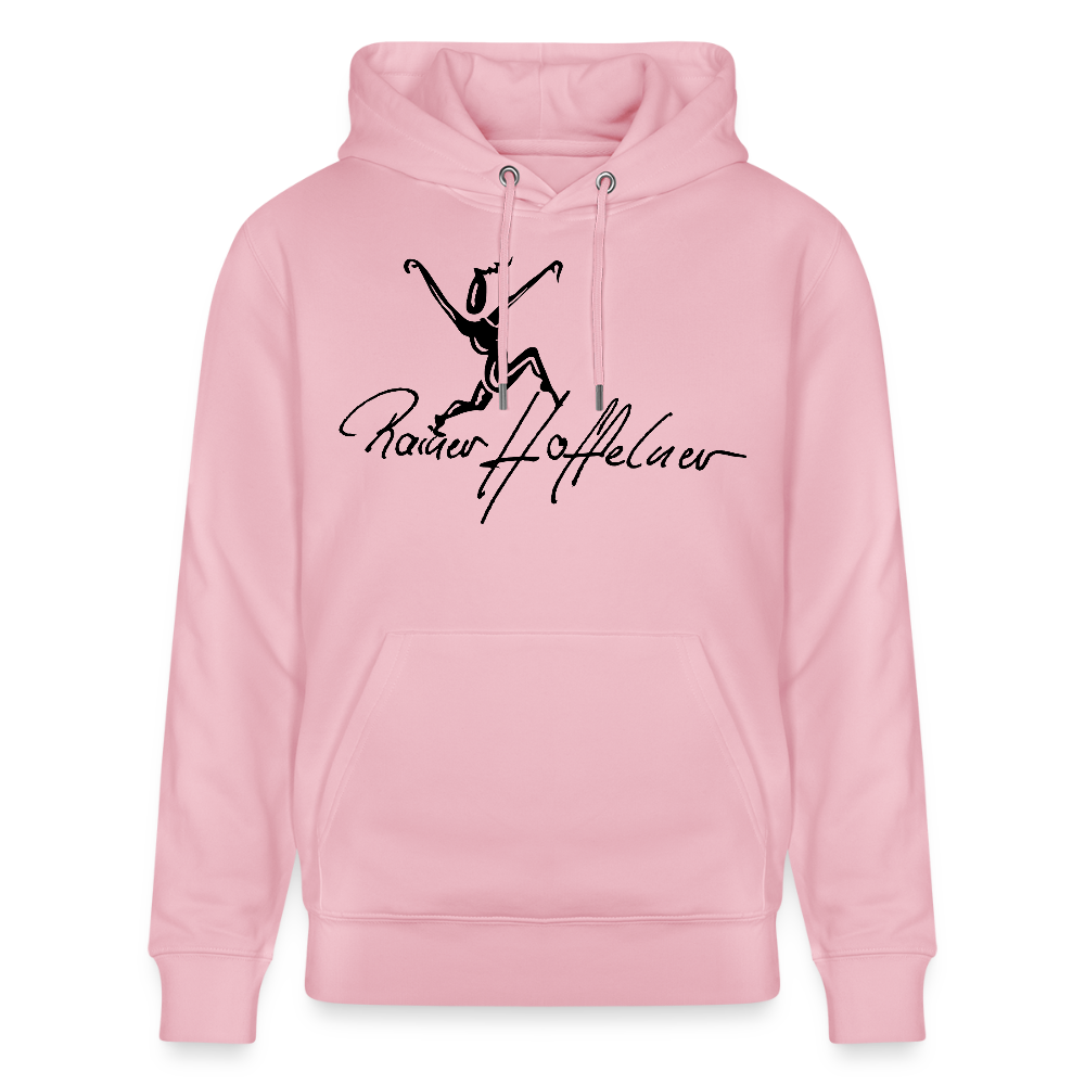 Unisex Bio-Hoodie mit TUSCHEWEIBCHEN PRINT - Hellrosa
