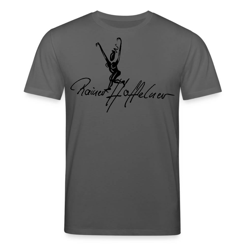 Unisex Bio-T-Shirt mit TUSCHEWEIBCHEN PRINT - Anthrazit