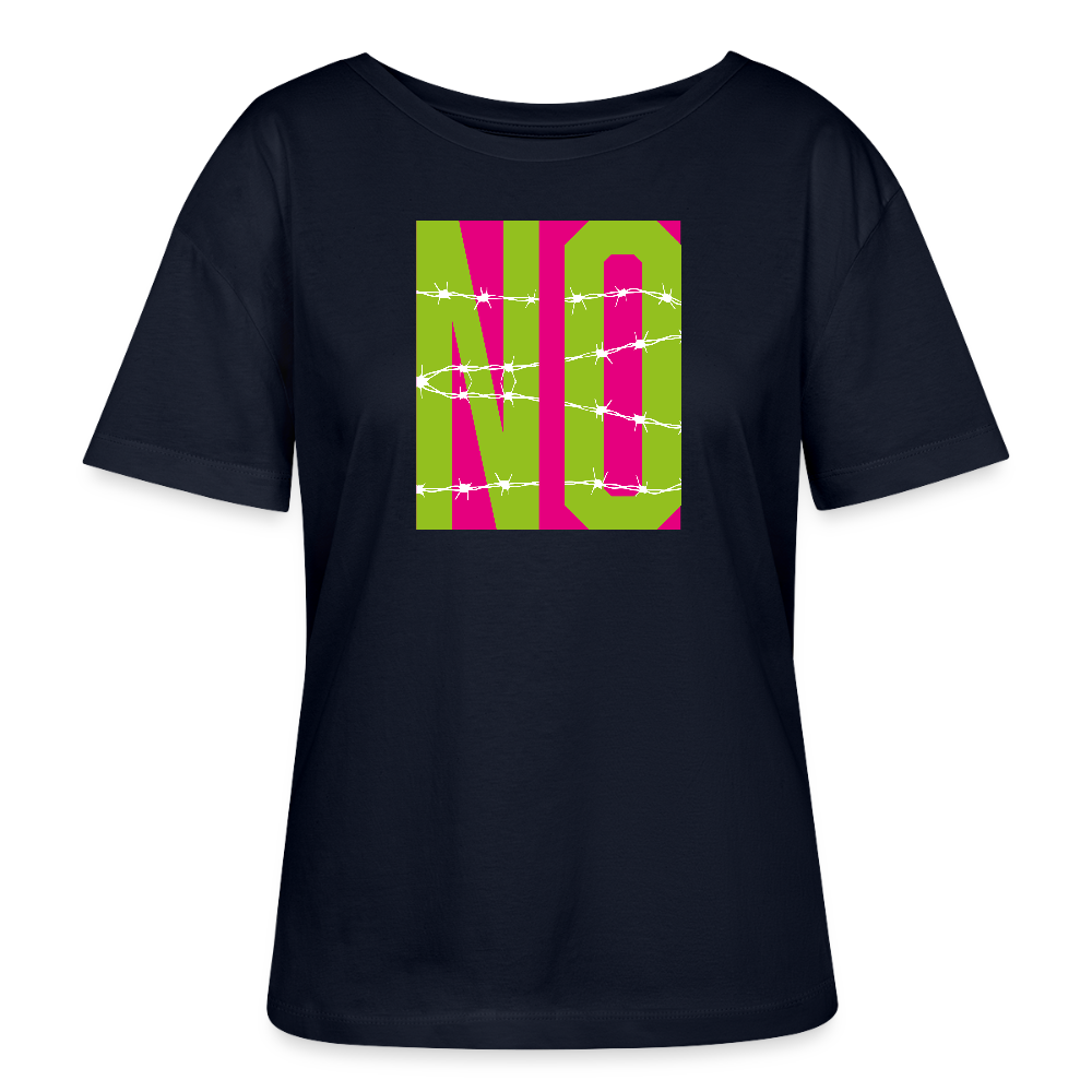 Frauen T-Shirt mit NO PRINT - Navy