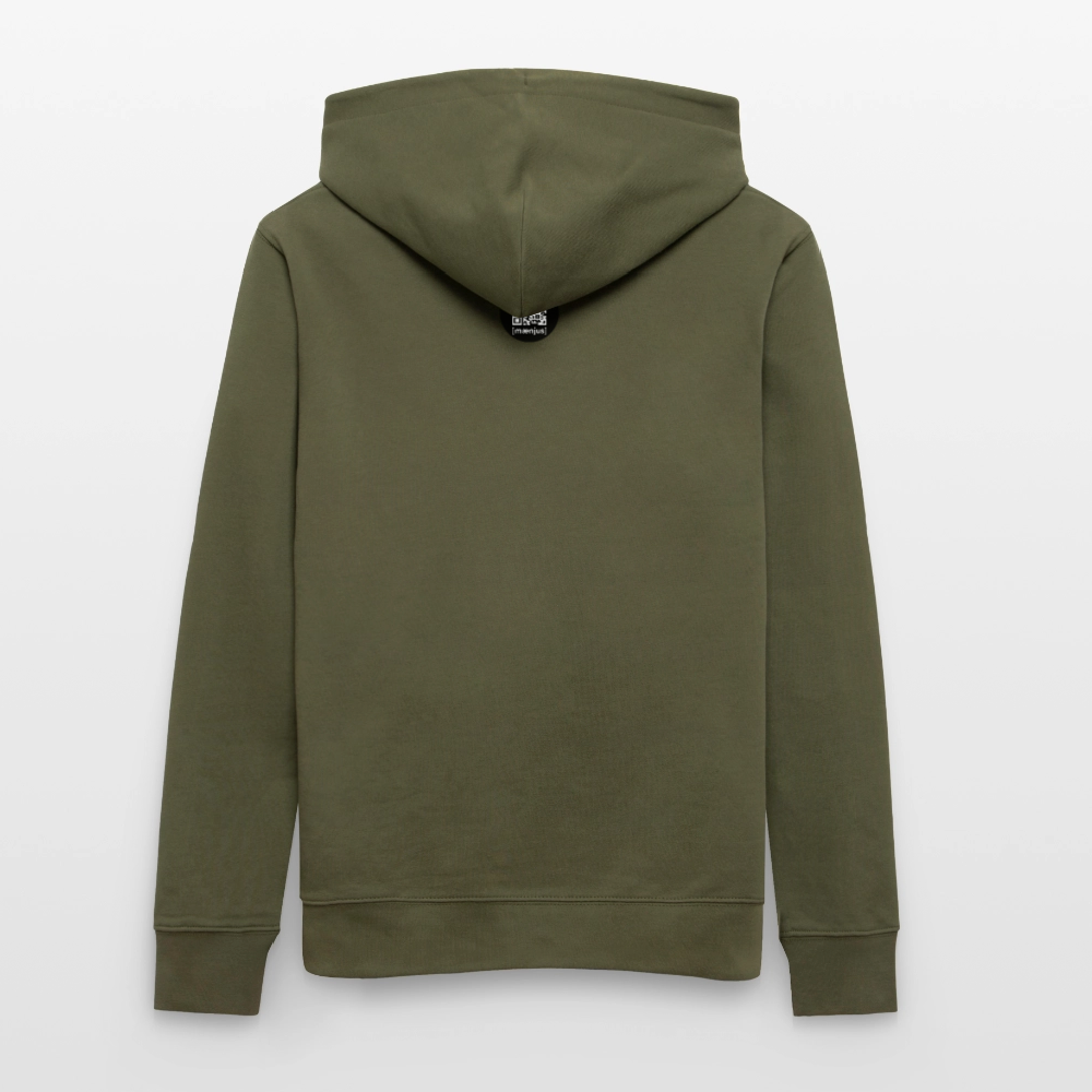Unisex Hoodie mit zündX PRINT - Khaki Grün