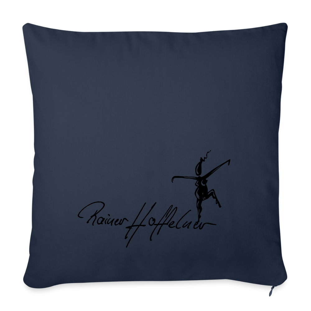 Sofakissenbezug 44 x 44 cm mit TUSCHEWEIBCHEN PRINT - Navy