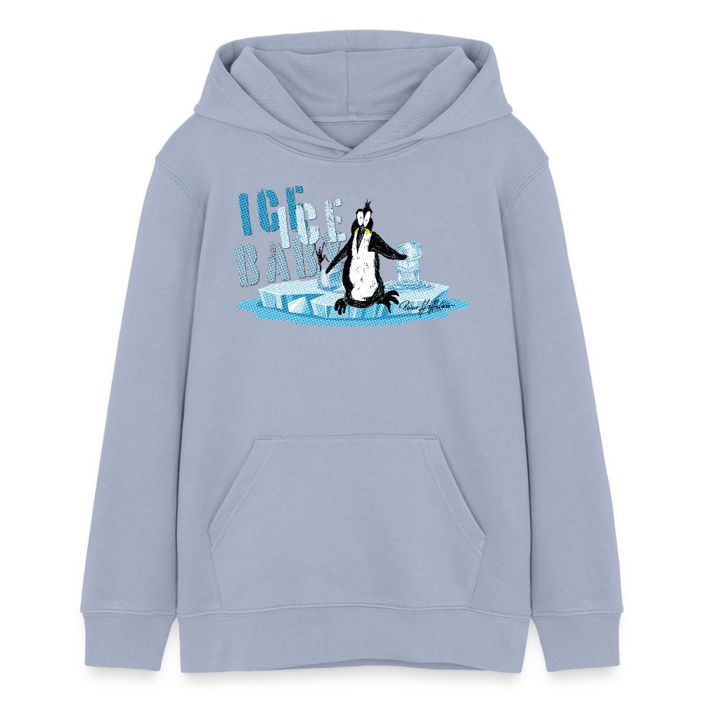 MNJS TEENS Bio-Hoodie mit BE DIFFERENT PRINT - Lavendel-Violett