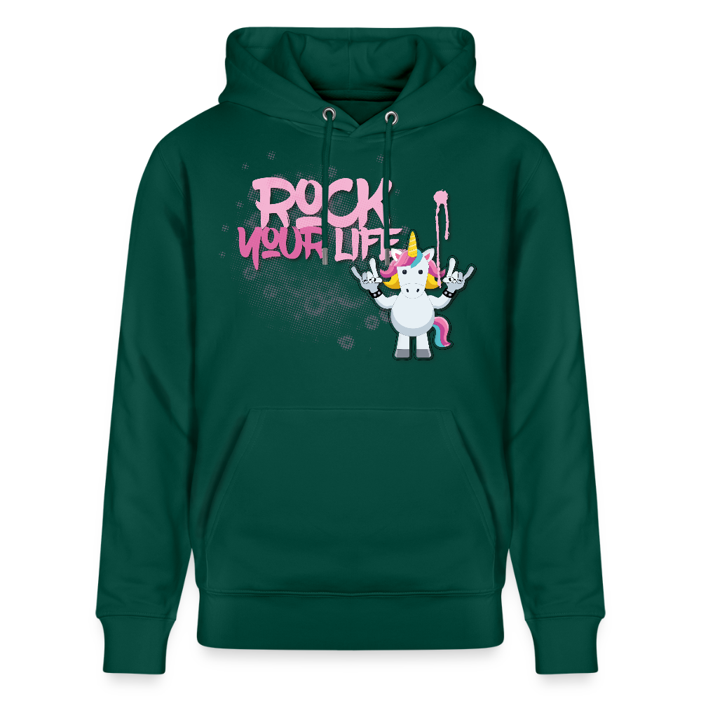 Unisex Hoodie mit ROCK YOUR LIFE PRINT - Forest