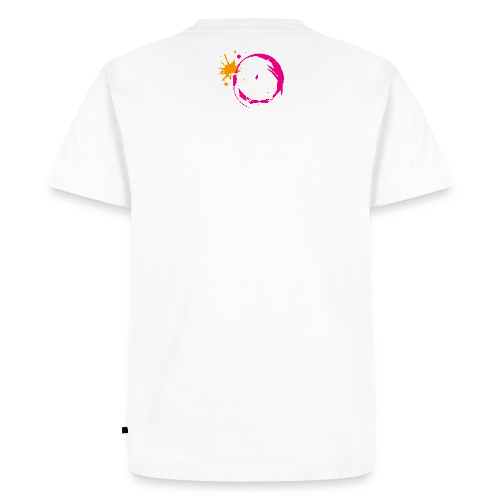 Männer Premium T-Shirt mit ES ESKALIERT EH PRINT - Weiß