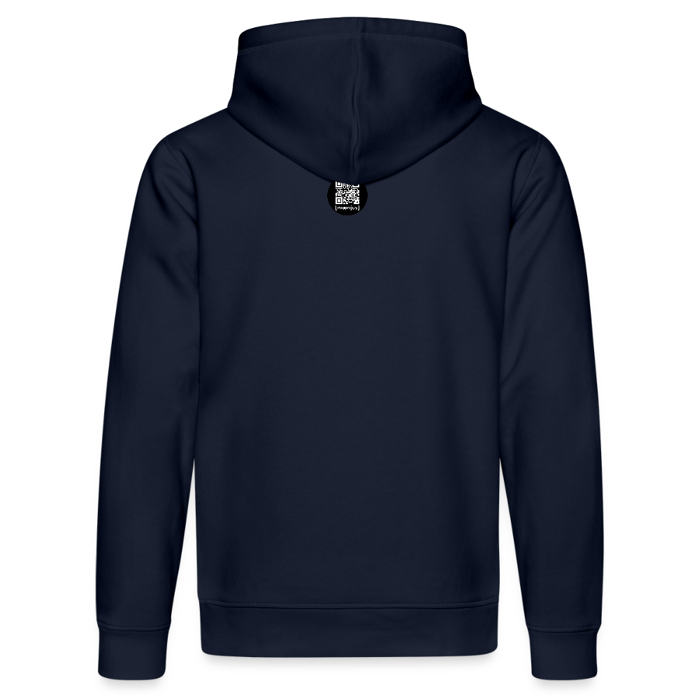 Unisex Bio-Hoodie mit MNJS CREW no limits PRINT - French Navy
