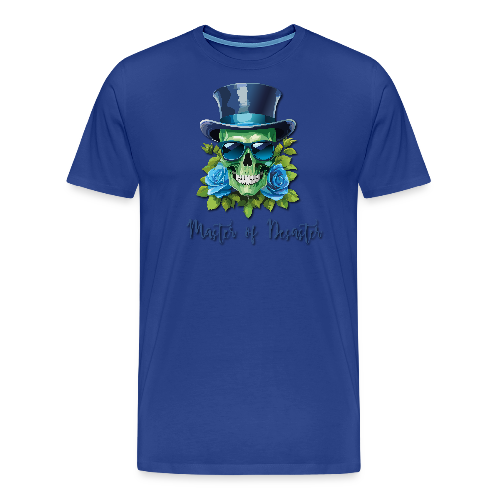 Männer Premium T-Shirt mit MASTER OF DESASTER PRINT - Königsblau