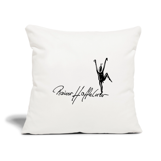 Sofakissenbezug 44 x 44 cm mit TUSCHEMÄNNCHN PRINT - Naturweiß