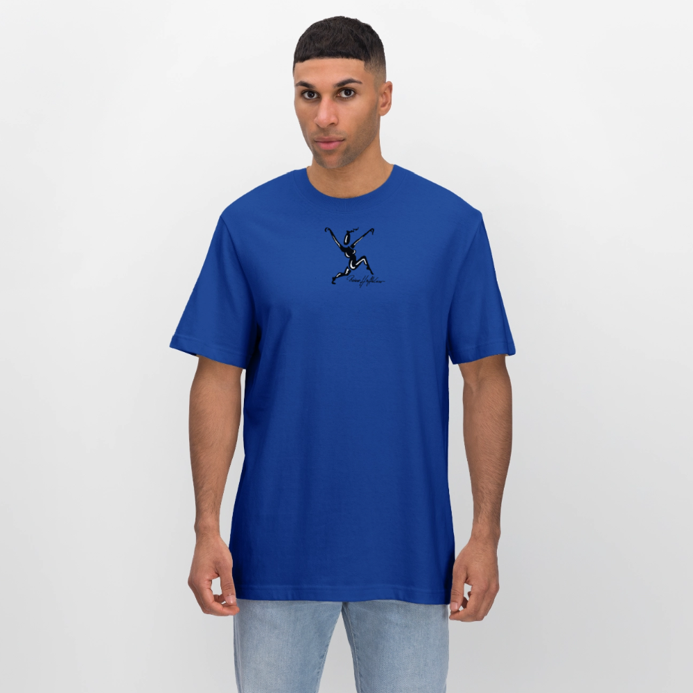 Unisex Bio-T-Shirt mit TUSCHEWEIBCHEN PRINT - Dunkelblau
