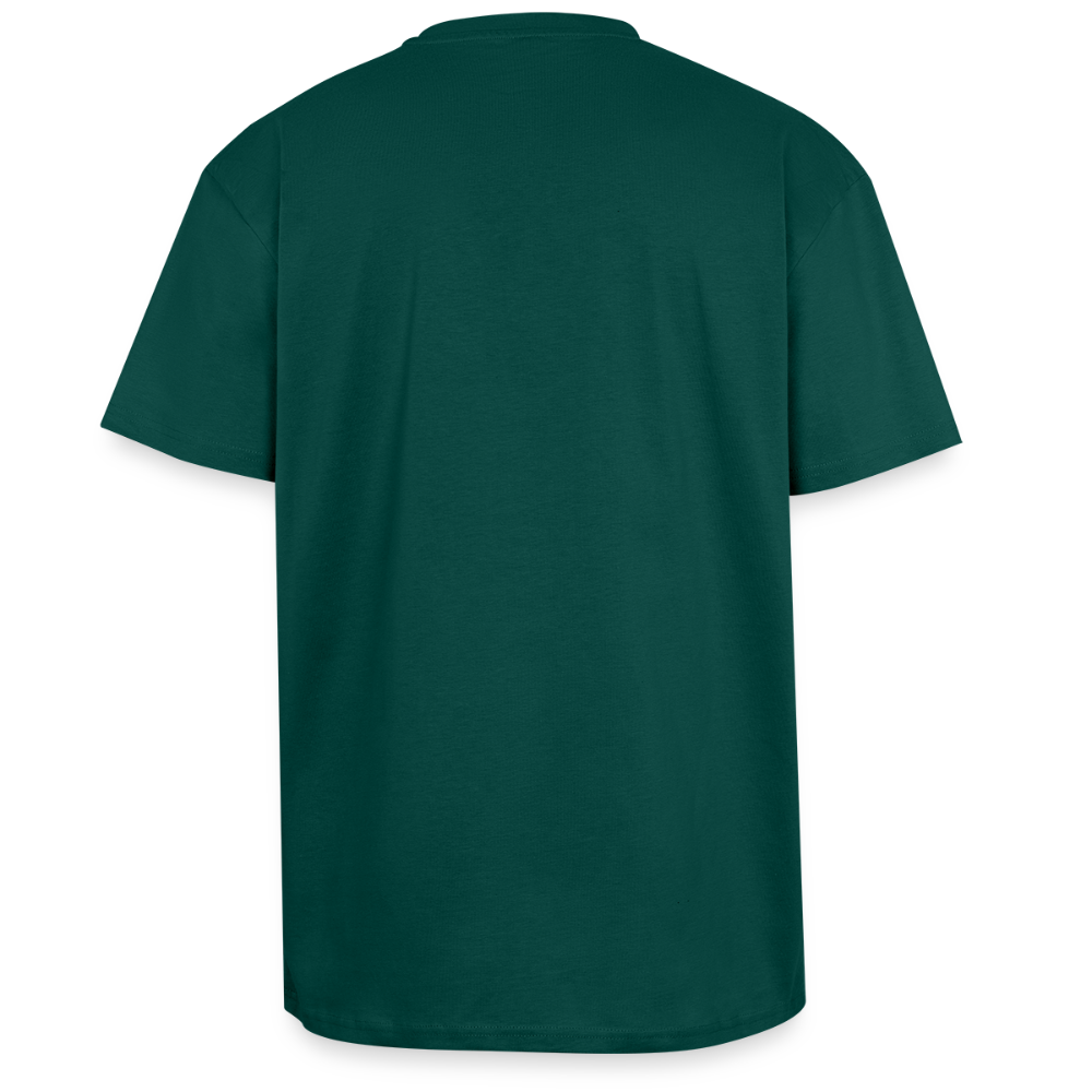 Heavy Oversize T-Shirt mit KUCKSCH DU PRINT - hunter Green