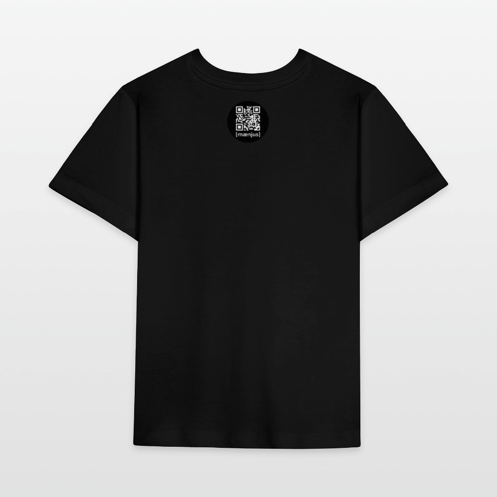 MNJS KIDS Bio T-Shirt mit FUNKY ALPAKA CLUB PRINT - Schwarz