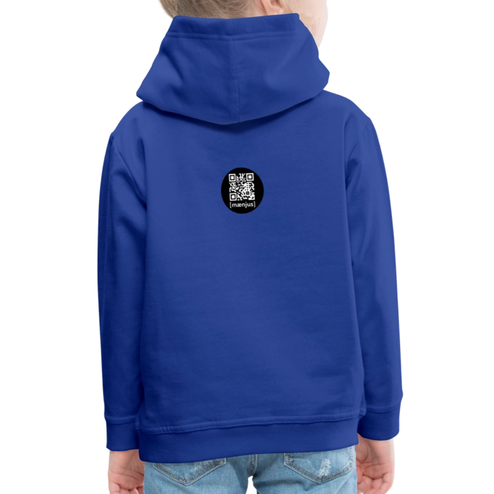 MNJS KIDS Premium Hoodie mit REDEYE ELEPHANT DISTRICT PRINT - Royalblau