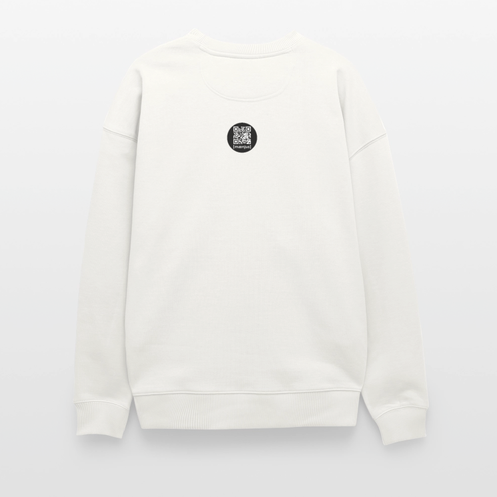 Unisex Oversize Pullover mit zündX PRINT - OFF WHITE