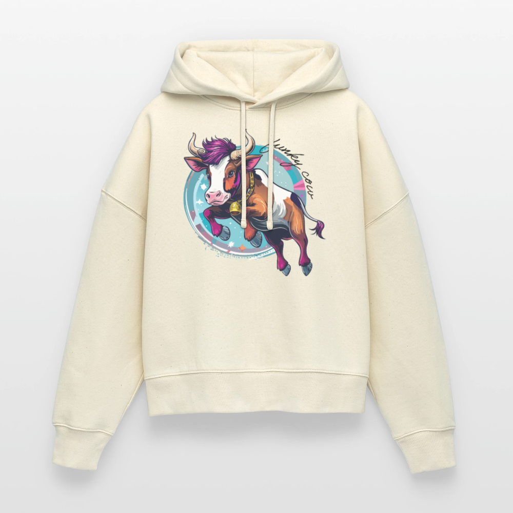 Stanley/Stella Boxy Frauen Bio Hoodie Nora - Weißgrau