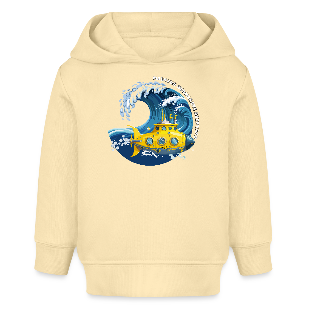 MNJS KIDS Bio Hoodie mit SUBMARINE SHIPYARD PRINT - Creme