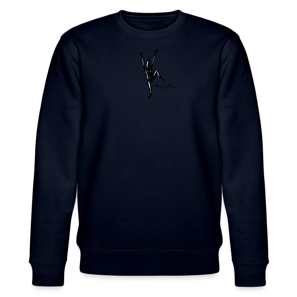 Unisex Bio-Sweatshirt mit TUSCHEMÄNNCHEN PRINT - Navy