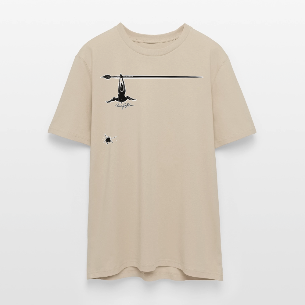 Unisex Bio-T-Shirt mit MÄNNLE PRINT - Beige