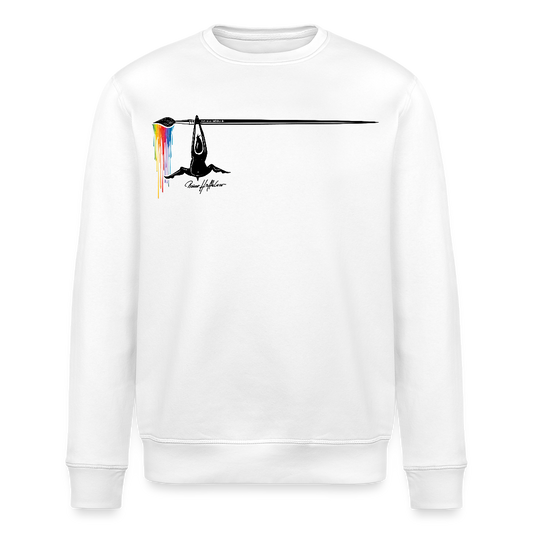 Unisex Bio-Sweatshirt mit MÄNNLE PRINT - Weiß