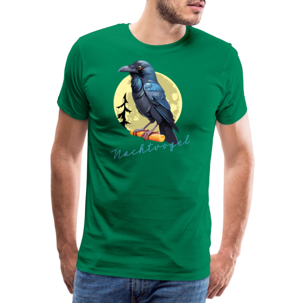 Männer Premium T-Shirt mit NACHTVOGEL PRINT - Kelly Green