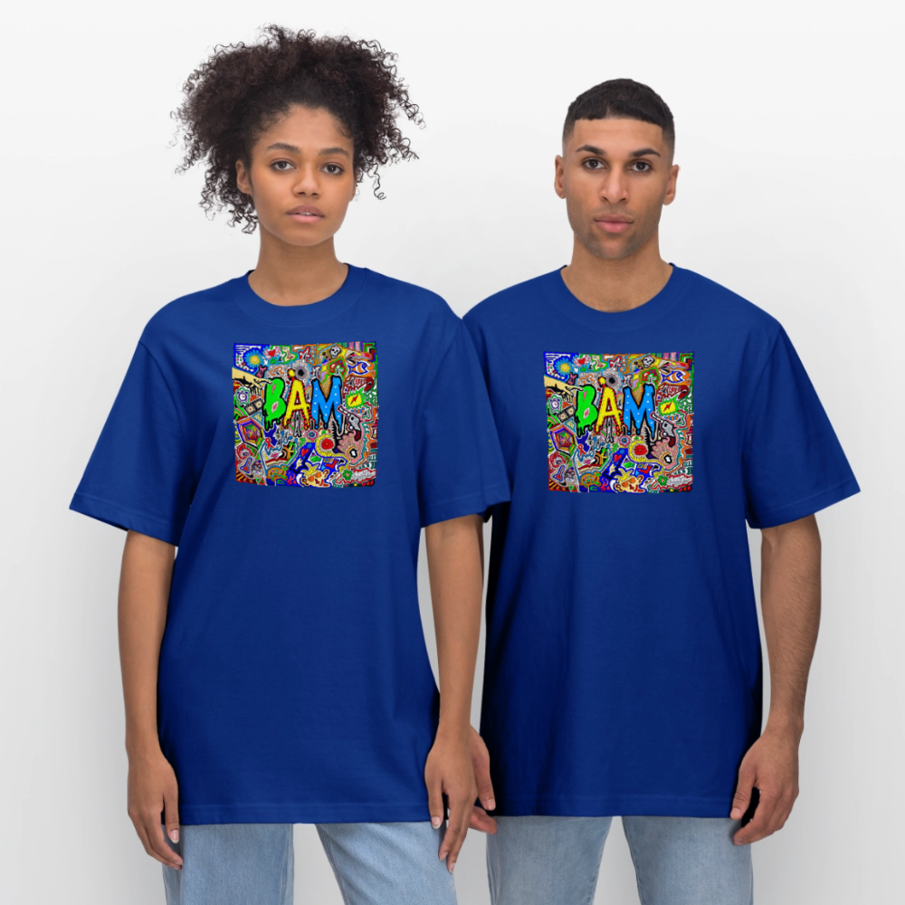 Unisex Bio-T-Shirt mit BÄM PRINT - Dunkelblau