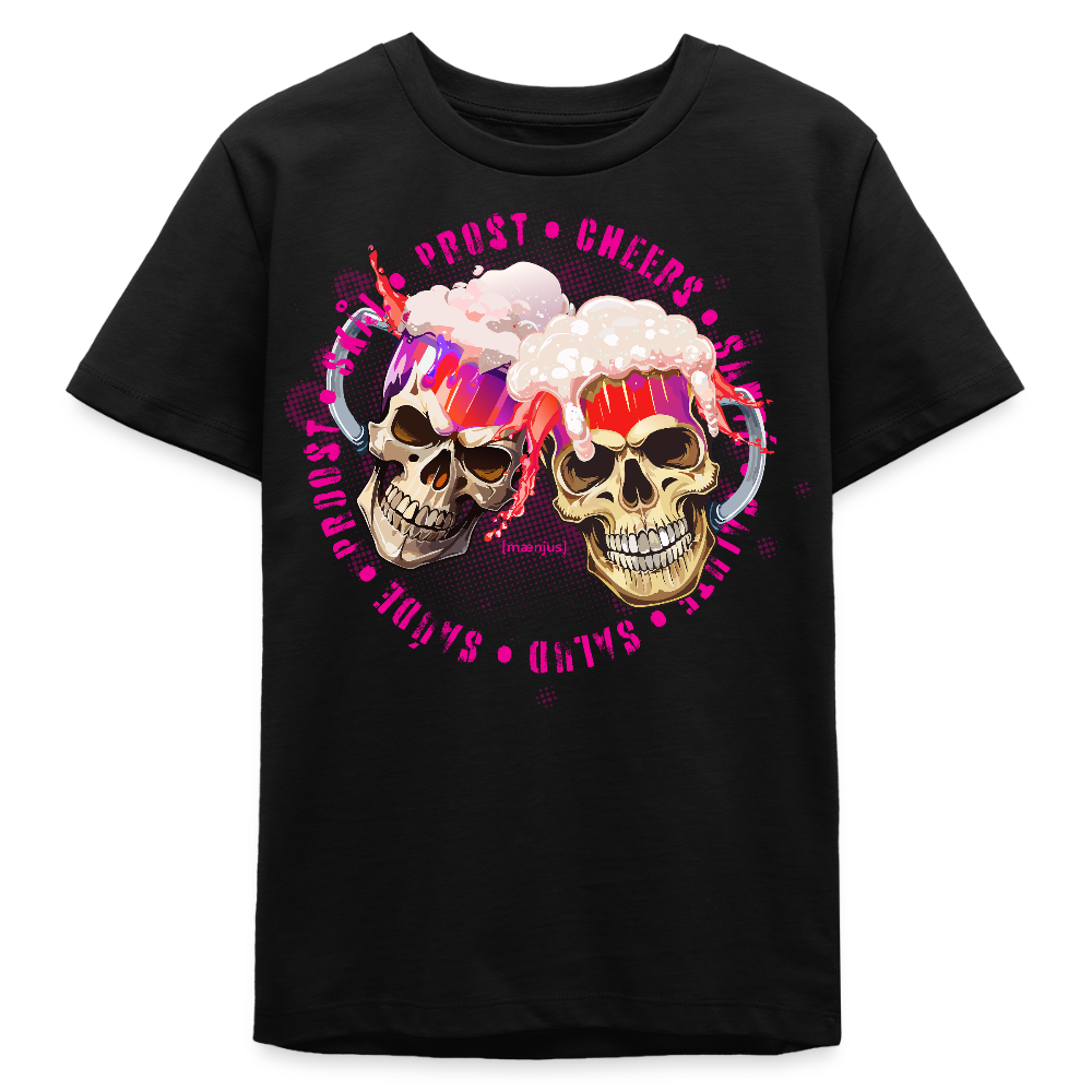MNJS TEENS Bio T-Shirt mit OKTOBERFEST EDITION GIRLS PRINT - Schwarz