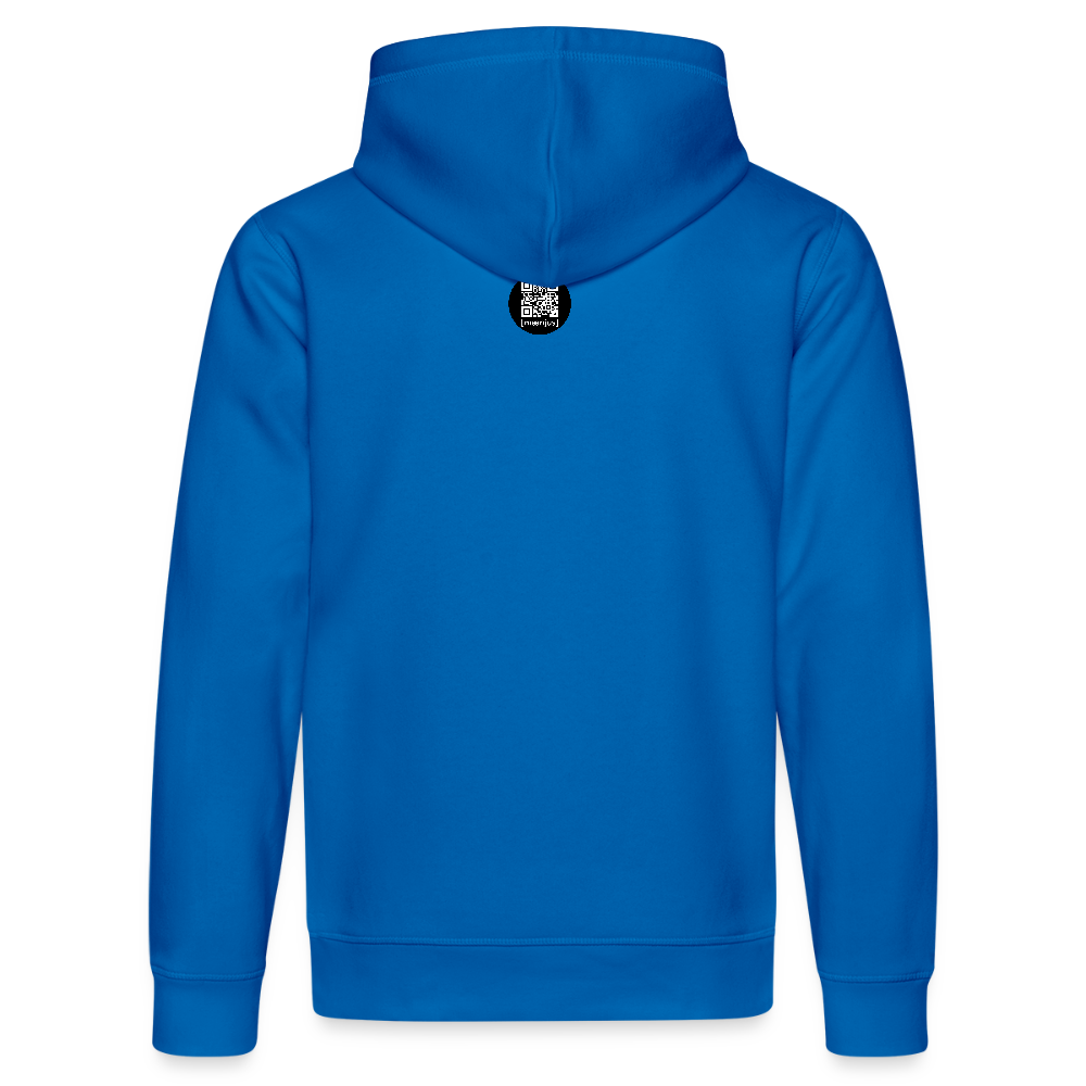 Unisex Bio-Hoodie mit MNJS CREW no limits PRINT - Königsblau